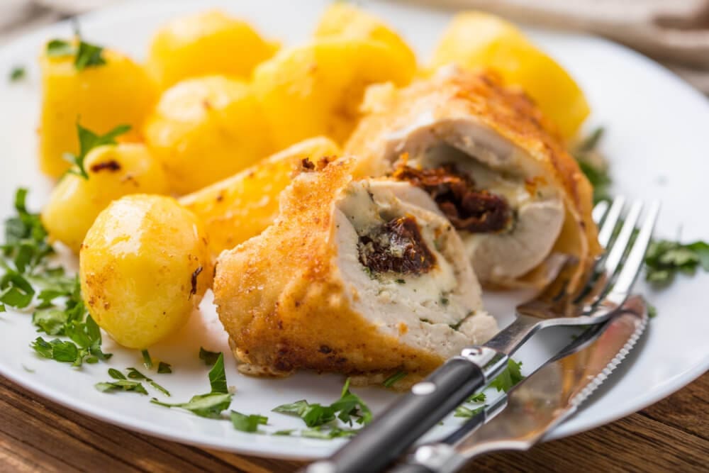 Stuffed Chicken Breast with Feta Cheese