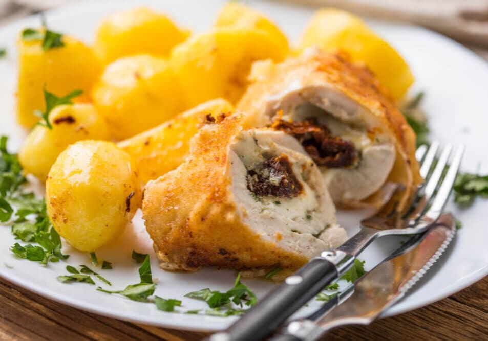 Stuffed Chicken Breast with Feta Cheese